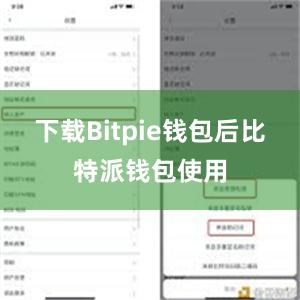 下载Bitpie钱包后比特派钱包使用